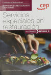 Manual. Servicios especiales en restauración (MF1054_2). Certificados de profesionalidad. Servicios de restaurante (HOTR0608). Certificados profesionales